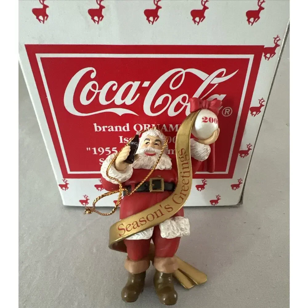 VTG Coke Coca Cola Cavanaghs Figurines Ornaments Member Only Lot Of 5 YR 99-01